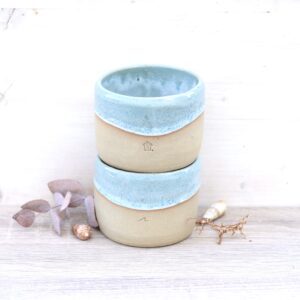 Cappuccino Becher Strand & Meer mit Motiv (230ml)